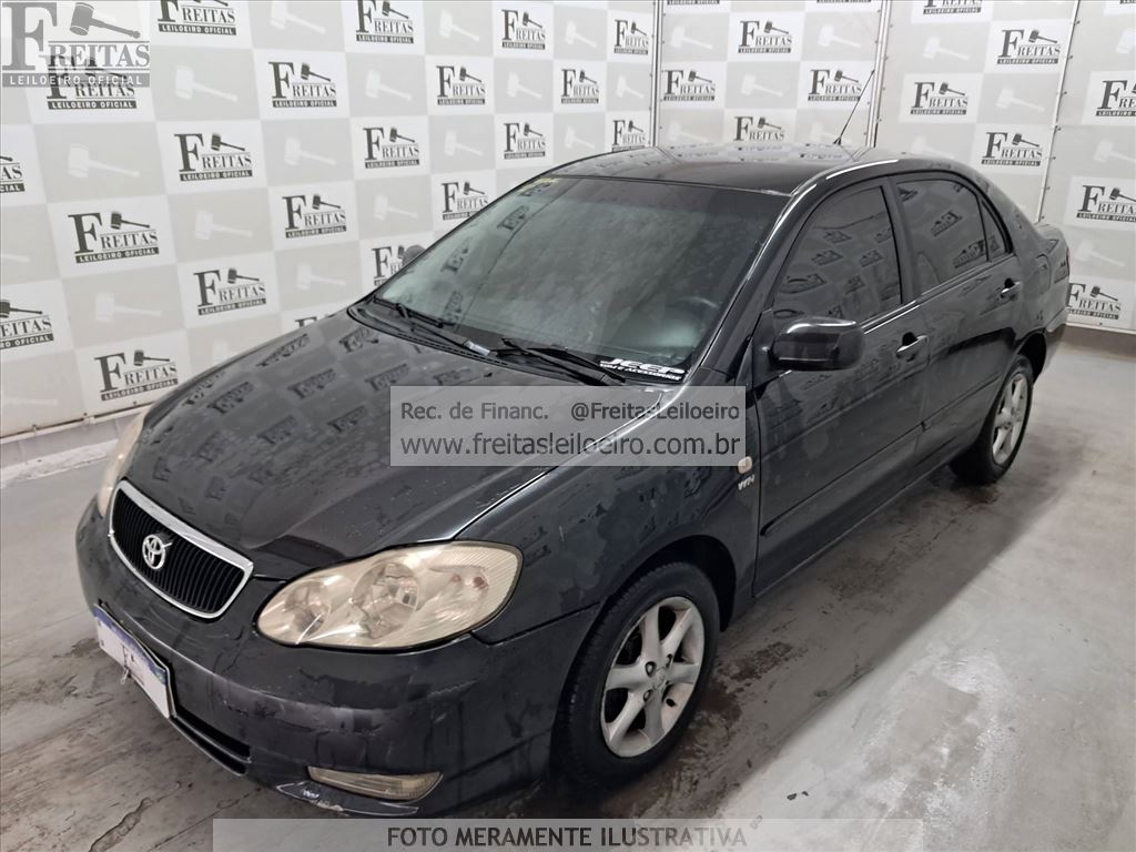 Toyota Corolla Xei18vvt 2004, preta