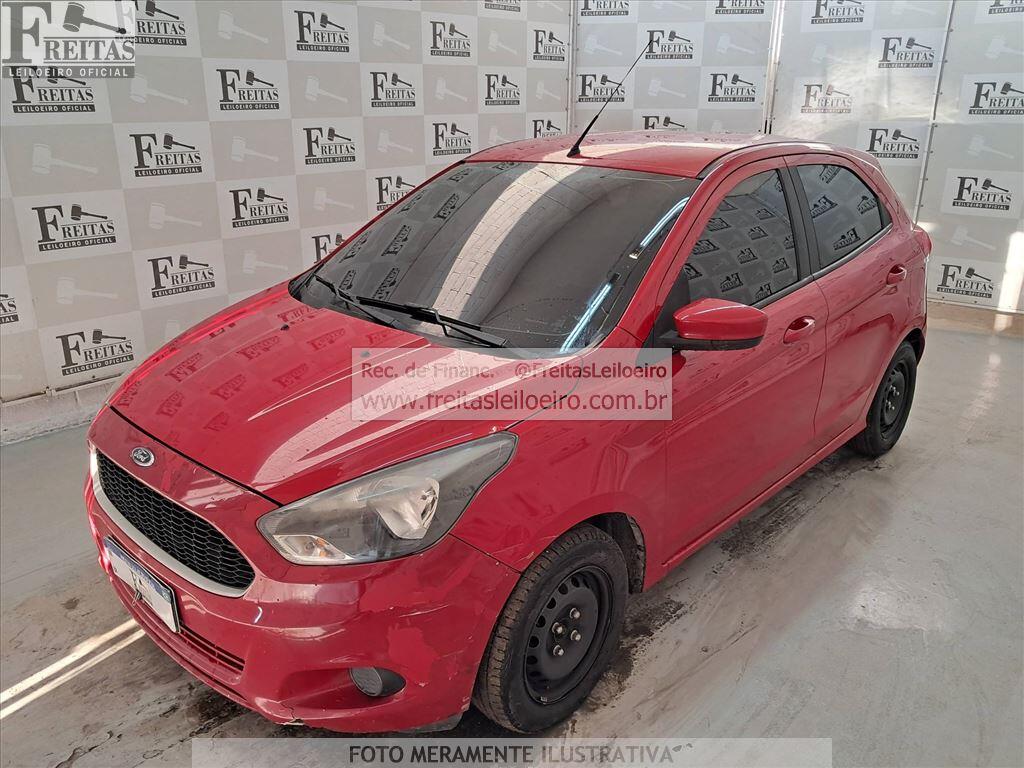 Ford KA SE 1.0 HA B 2017, vermelha