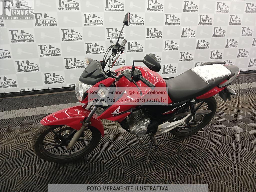 Honda CG 160 FAN 2022, vermelha