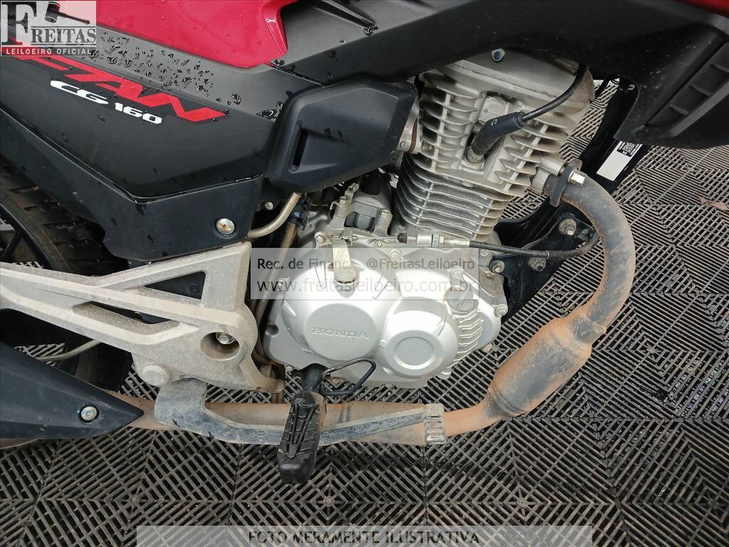 Foto 7 de 10: HONDA/CG 160 FAN, 26/26, PLACA: T__-___3, GASOL/ALC, VERMELHA