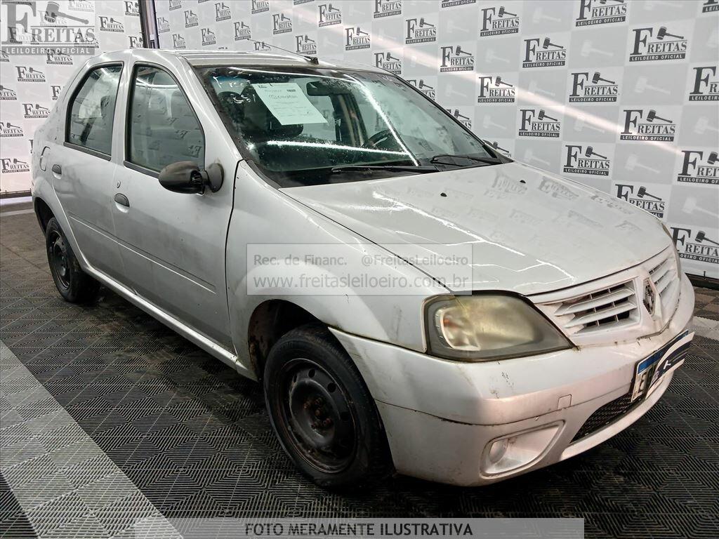 Foto 2: RENAULT/LOGAN AUT 1016V, 09/09, PLACA: E__-___7, GASOL/ALC, PRATA