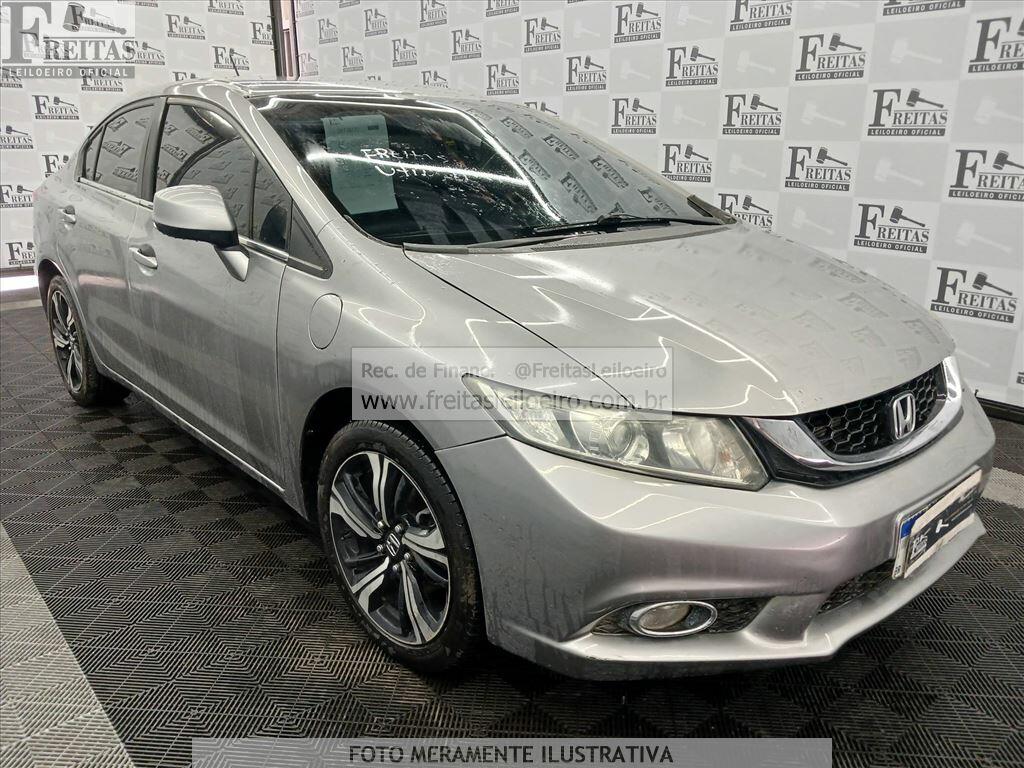 Foto 2: HONDA/CIVIC LXS, 12/13, PLACA: O__-___4, GASOL/ALC, CINZA