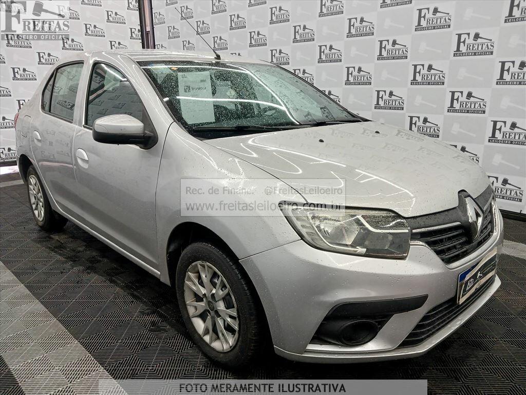 Foto 2: RENAULT/LOGAN ZEN10MT, 20/21, PLACA: R__-___2, GASOL/ALC, PRATA