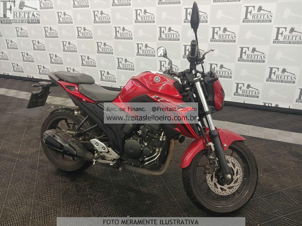 Foto 2: YAMAHA/FZ25 FAZER, 25/25, PLACA: T__-___1, GASOLINA, VERMELHA