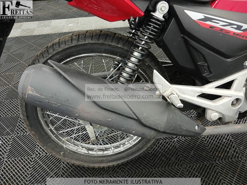 Foto 6 de 10: HONDA/CG 160 FAN, 25/25, PLACA: F__-___3, GASOL/ALC, VERMELHA