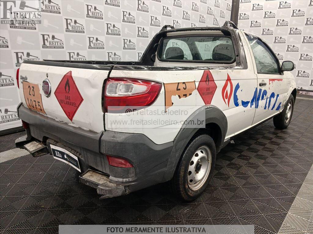 Foto 4: FIAT/STRADA WK CC E, 18/19, PLACA: F__-___8, GASOL/ALC, BRANCA