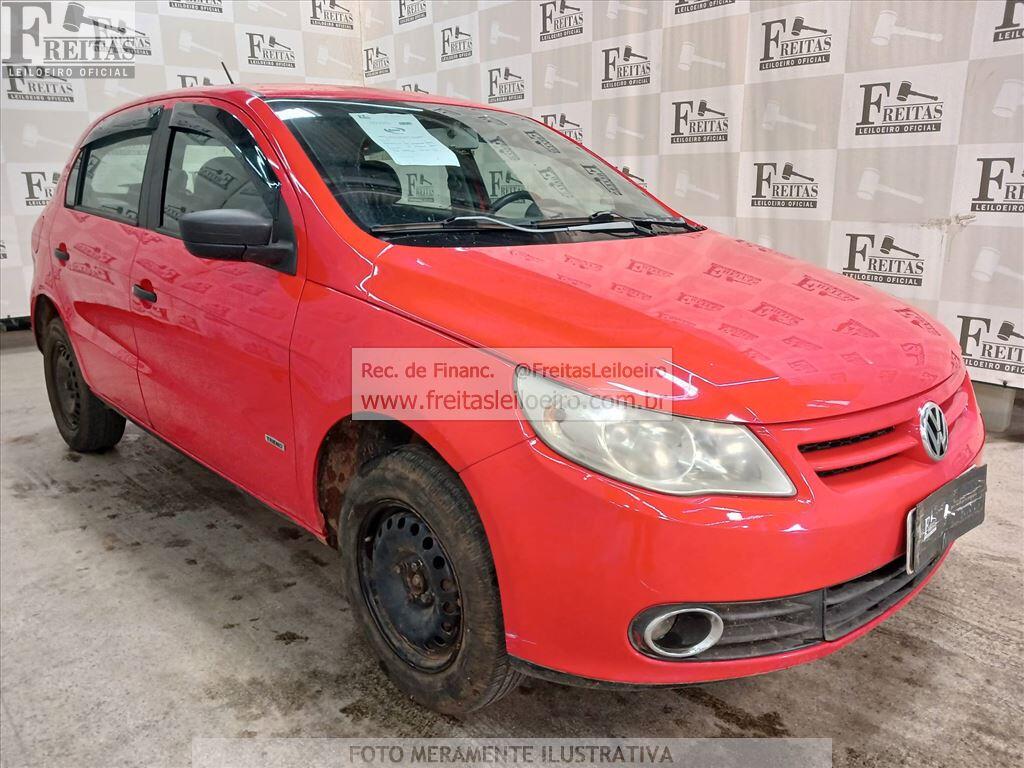 Foto 2: VW/GOL 1.0, 09/10, PLACA: E__-___6, GASOL/ALC, VERMELHA