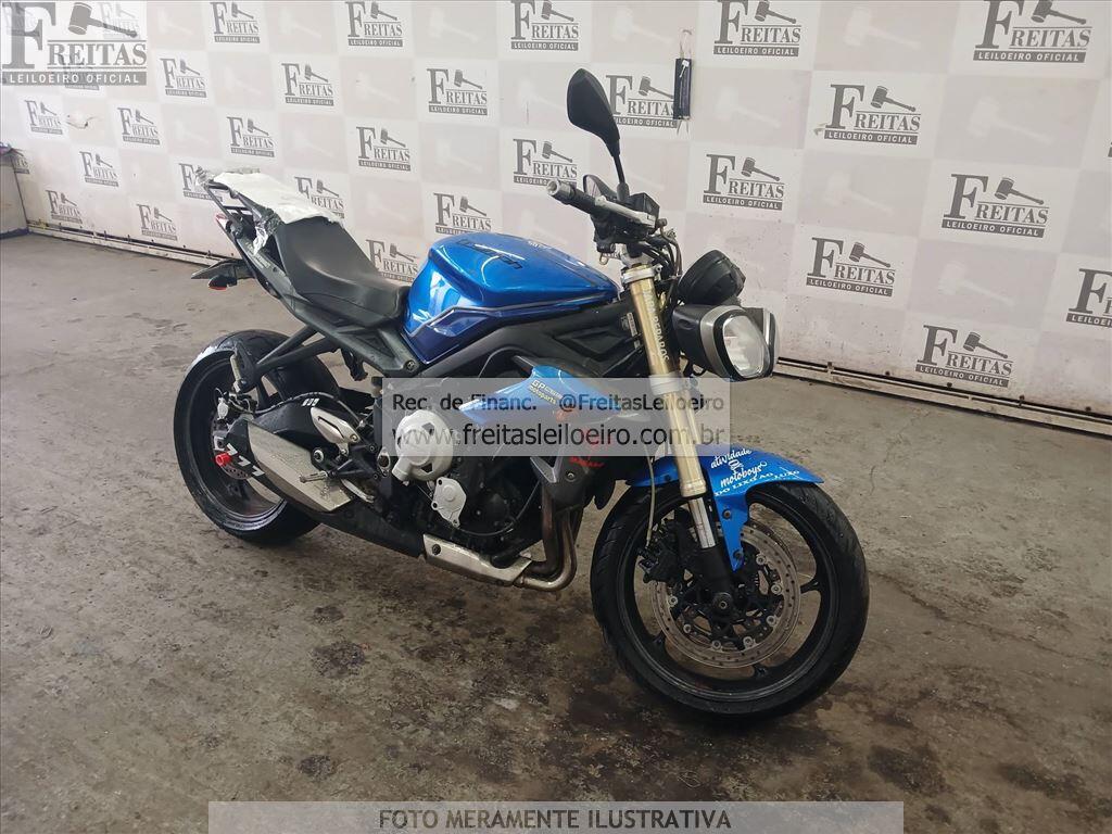Foto 2: TRIUMPH/STREET TRIPLE AB, 14/14, PLACA: F__-___0, GASOLINA, AZUL