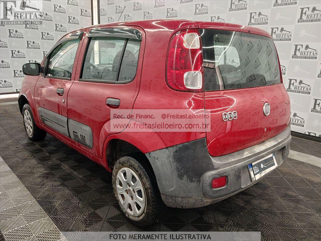 Foto 3: FIAT/UNO VIVACE 1.0, 11/12, PLACA: H__-___0, GASOL/ALC, VERMELHA