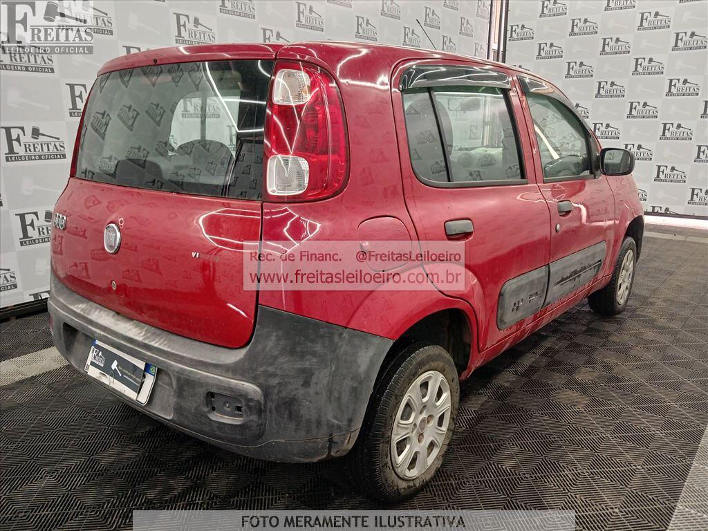 Foto 4: FIAT/UNO VIVACE 1.0, 11/12, PLACA: H__-___0, GASOL/ALC, VERMELHA