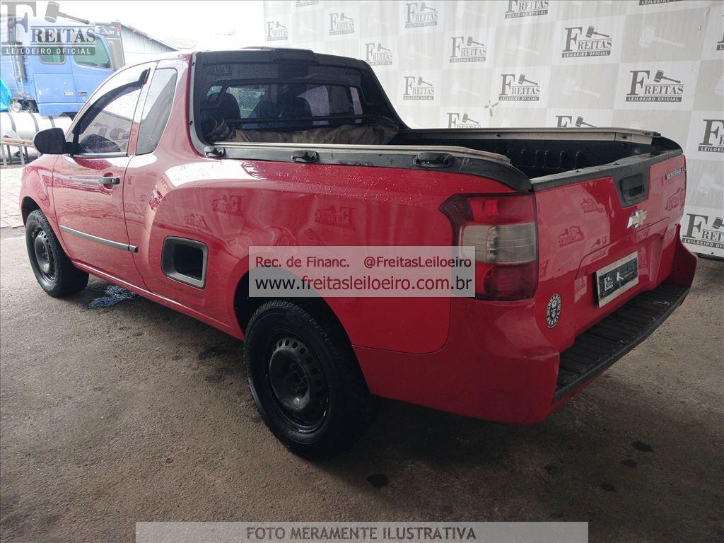 Foto 3: CHEVROLET/MONTANA LS, 13/13, PLACA: F__-___4, GASOL/ALC, VERMELHA