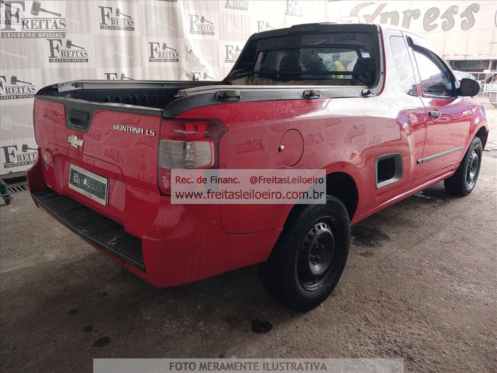 Foto 4: CHEVROLET/MONTANA LS, 13/13, PLACA: F__-___4, GASOL/ALC, VERMELHA