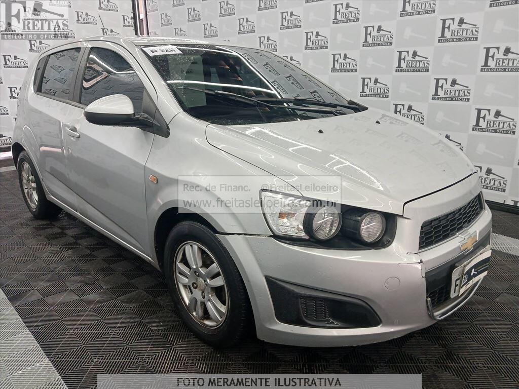 Foto 2: I/CHEV SONIC LT HB AT, 12/13, PLACA: F__-___4, GASOL/ALC, PRATA