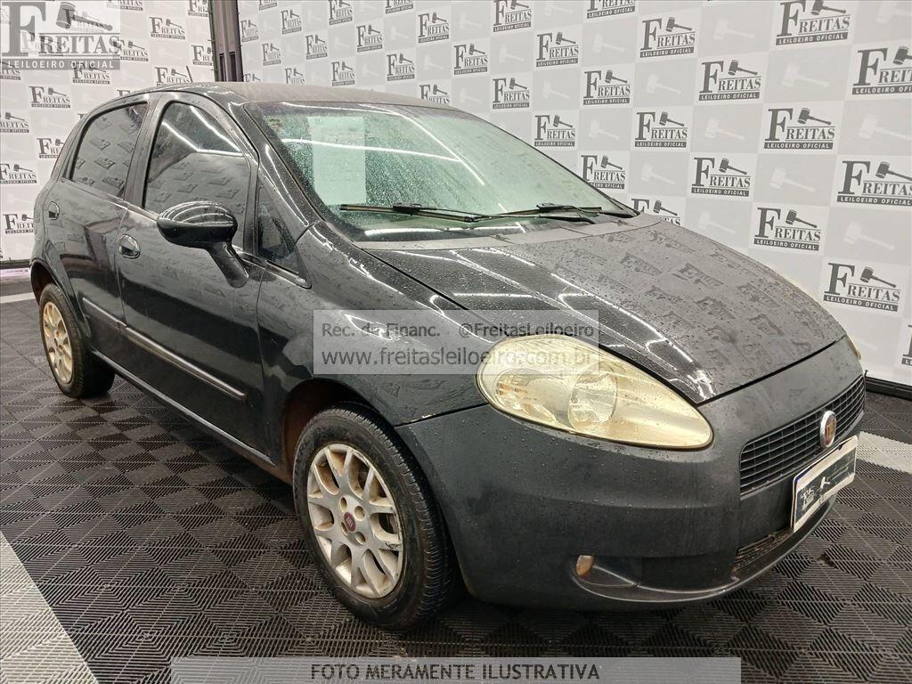 Foto 2: FIAT/PUNTO ELX 1.4, 09/10, PLACA: J__-___4, GASOL/ALC, PRETA