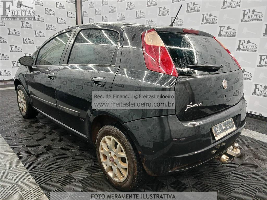 Foto 3: FIAT/PUNTO ELX 1.4, 09/10, PLACA: J__-___4, GASOL/ALC, PRETA