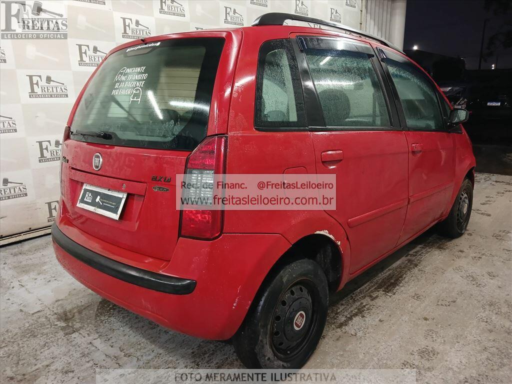 Foto 4: FIAT/IDEA ELX FLEX, 09/10, PLACA: C__-___6, GASOL/ALC, VERMELHA
