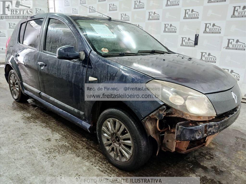 Foto 2: RENAULT/SANDERO PR1616VA, 12/12, PLACA: N__-___4, GASOL/ALC, AZUL