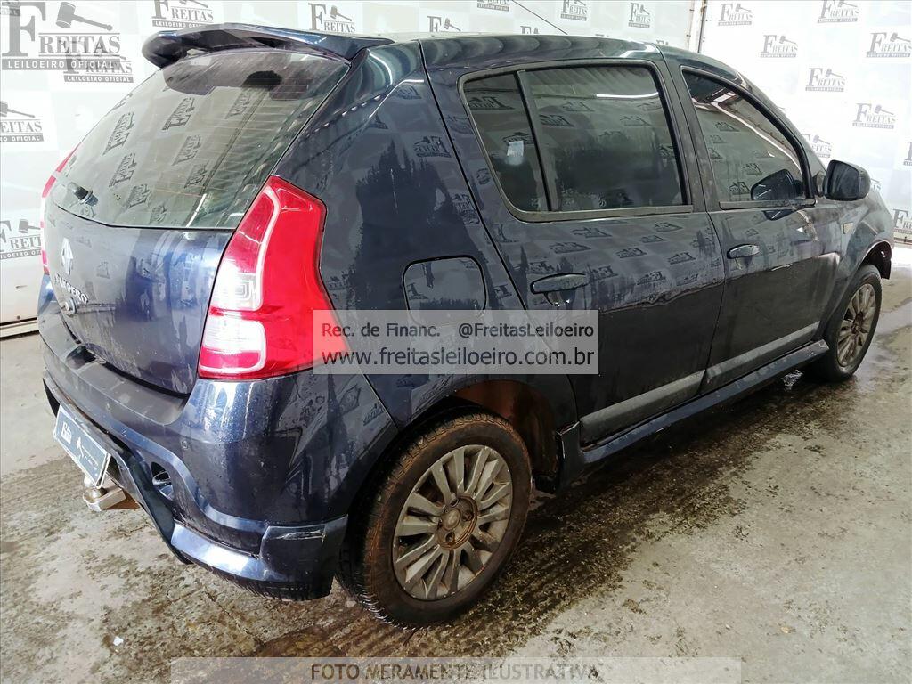 Foto 4: RENAULT/SANDERO PR1616VA, 12/12, PLACA: N__-___4, GASOL/ALC, AZUL