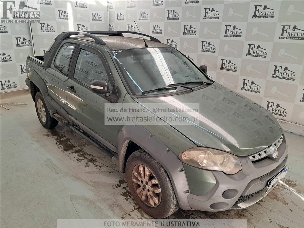 Foto 2: FIAT/STRADA ADVENTURE CD, 13/13, PLACA: A__-___1, GASOL/ALC, VERDE