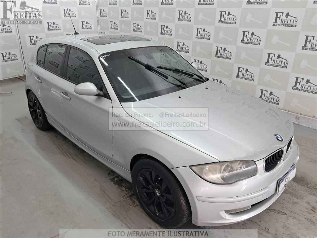 Foto 2: I/BMW 120I UD31, 08/08, PLACA: E__-___8, GASOLINA, PRATA