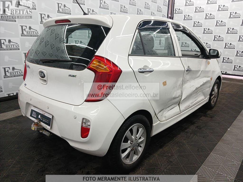 Foto 4: I/KIA PICANTO EX41.0MTFF, 12/13, PLACA: F__-___9, GASOL/ALC, BRANCA
