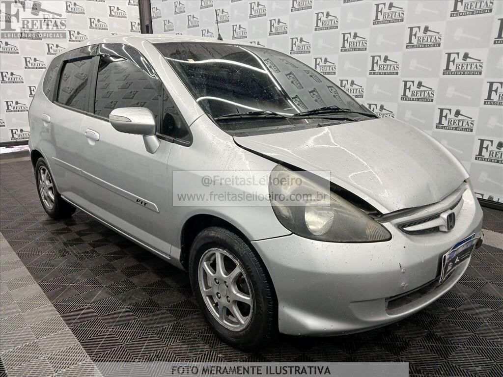 Foto 2: HONDA/FIT EX, 06/07, PLACA: D__-___6, GASOLINA, PRATA