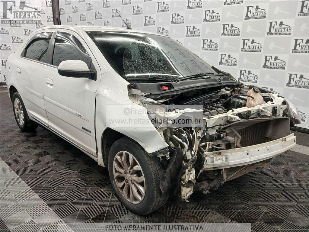 Foto 2: CHEVROLET/COBALT 18A ELI, 16/17, PLACA: F__-___5, GASOL/ALC, BRANCA