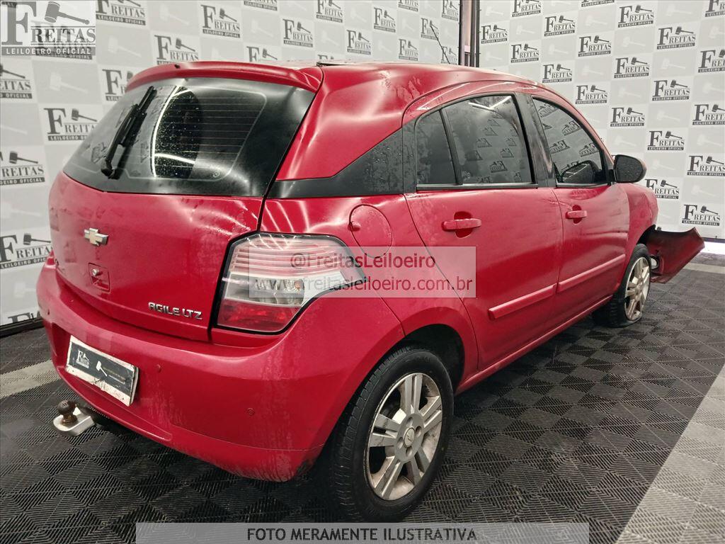 Foto 4: I/CHEVROLET AGILE LTZ, 12/12, PLACA: E__-___6, GASOL/ALC, VERMELHA