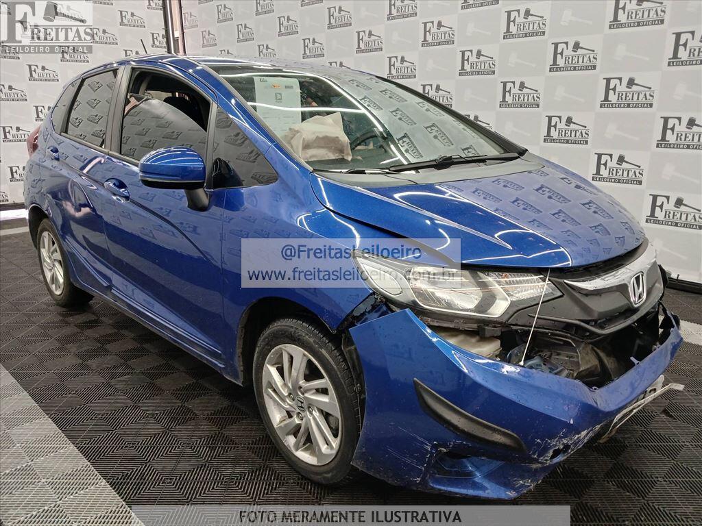 Foto 2: HONDA/FIT LX CVT, 14/15, PLACA: F__-___2, GASOL/ALC, AZUL