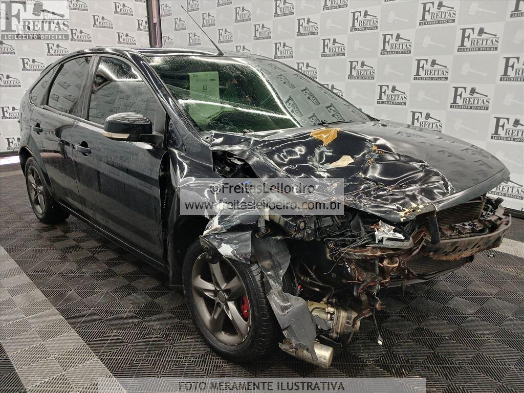Foto 2: I/FORD FOCUS 2.0L HA, 09/09, PLACA: E__-___2, GASOLINA, PRETA