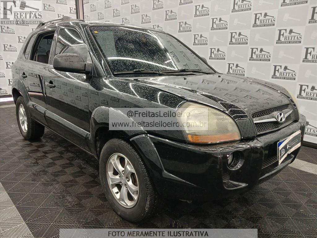 Foto 2: I/HYUNDAI TUCSON GL 20L, 08/09, PLACA: H__-___0, GASOLINA, PRETA