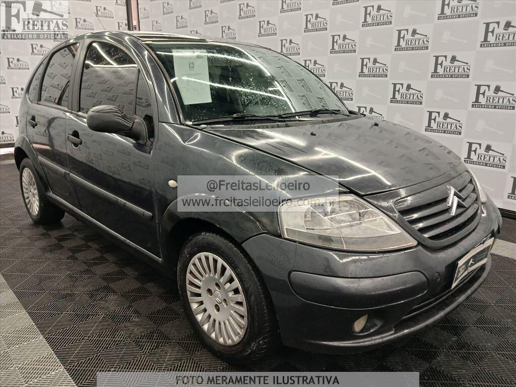 Foto 2: CITROEN/C3 GLX 16 16V, 04/05, PLACA: D__-___8, GASOLINA, CINZA