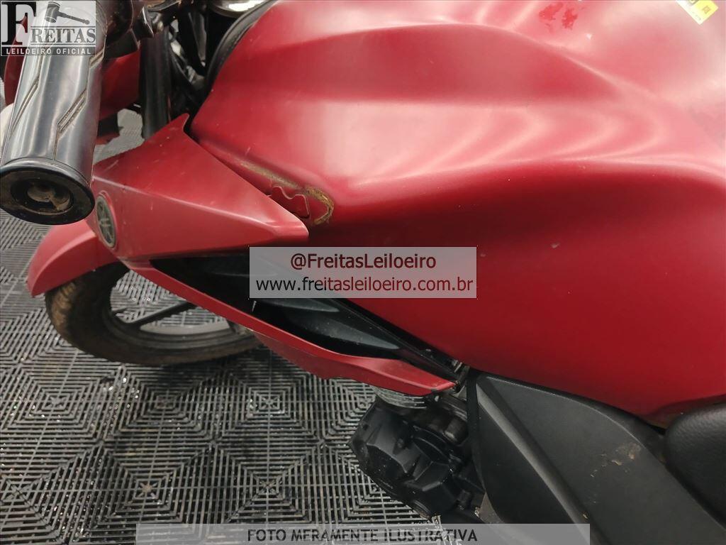 Foto 12 de 15: YAMAHA/YS150 FAZER SED, 22/22, PLACA: F__-___5, GASOL/ALC, VERMELHA