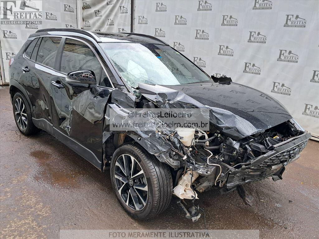 Foto 2: TOYOTA/CCROSS XRX HYBRID, 22/23, PLACA: G__-___4, SUCATA S/ DIREITO A DOCUMENTO,...