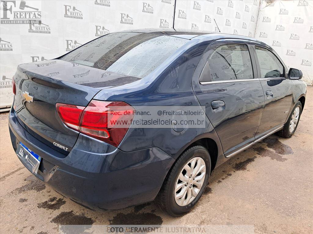 Foto 4: CHEVROLET/COBALT 18A ELI, 17/17, PLACA: F__-___4, GASOL/ALC, AZUL