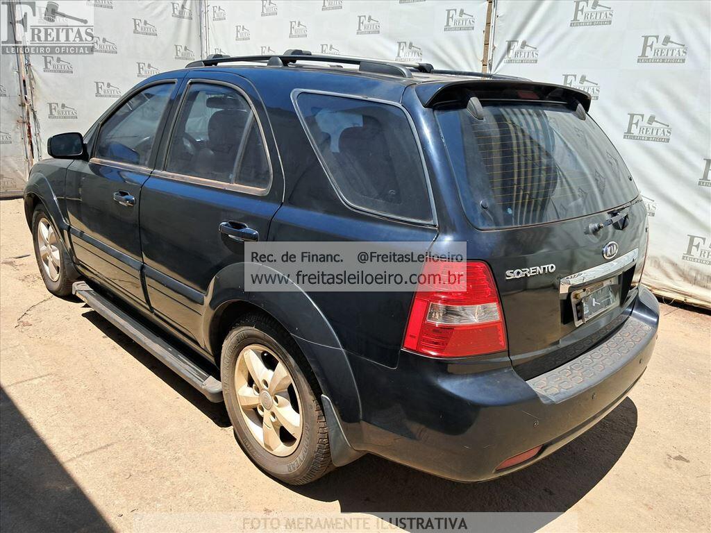 Foto 3: I/KIA SORENTO EX VGT 7L, 08/09, PLACA: E__-___5, DIESEL, PRETA