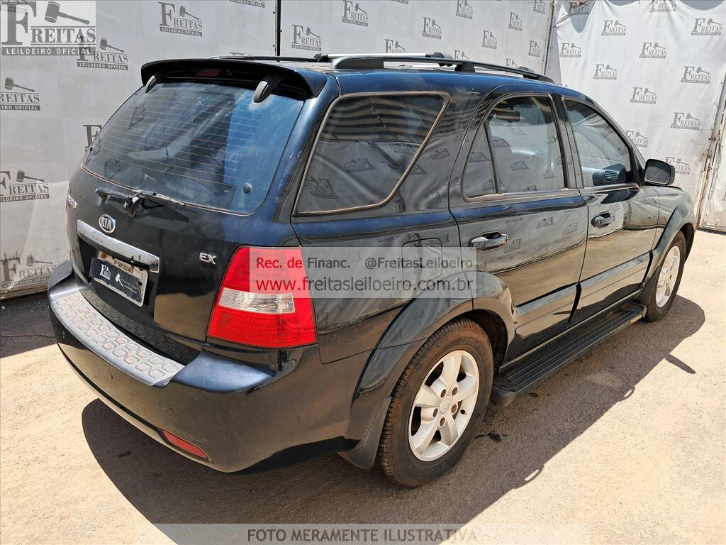 Foto 4: I/KIA SORENTO EX VGT 7L, 08/09, PLACA: E__-___5, DIESEL, PRETA