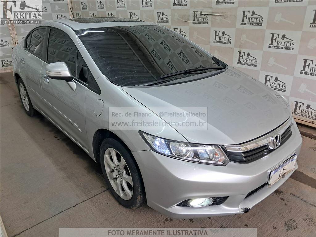 Foto 2: HONDA/CIVIC EXS, 12/13, PLACA: E__-___5, GASOL/ALC, PRATA