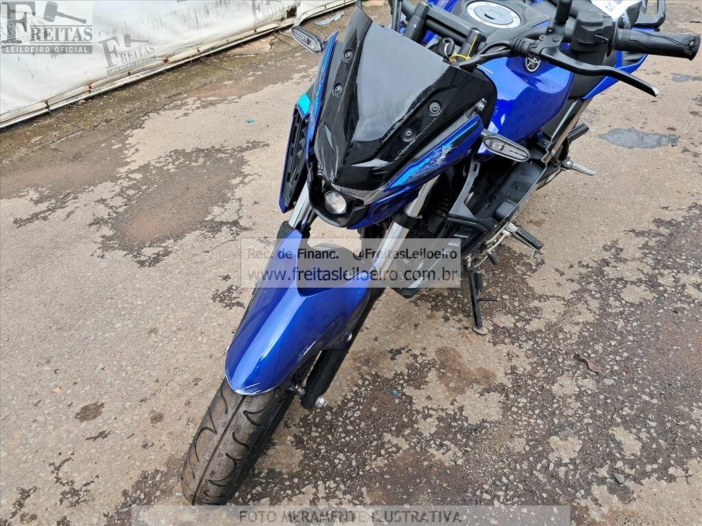 Foto 9 de 14: YAMAHA/FZ25 FAZER, 25/25, PLACA: U__-___0, GASOLINA, AZUL