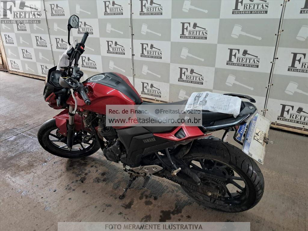 Foto 3: YAMAHA/FZ25 FAZER, 24/25, PLACA: T__-___0, GASOLINA, VERMELHA