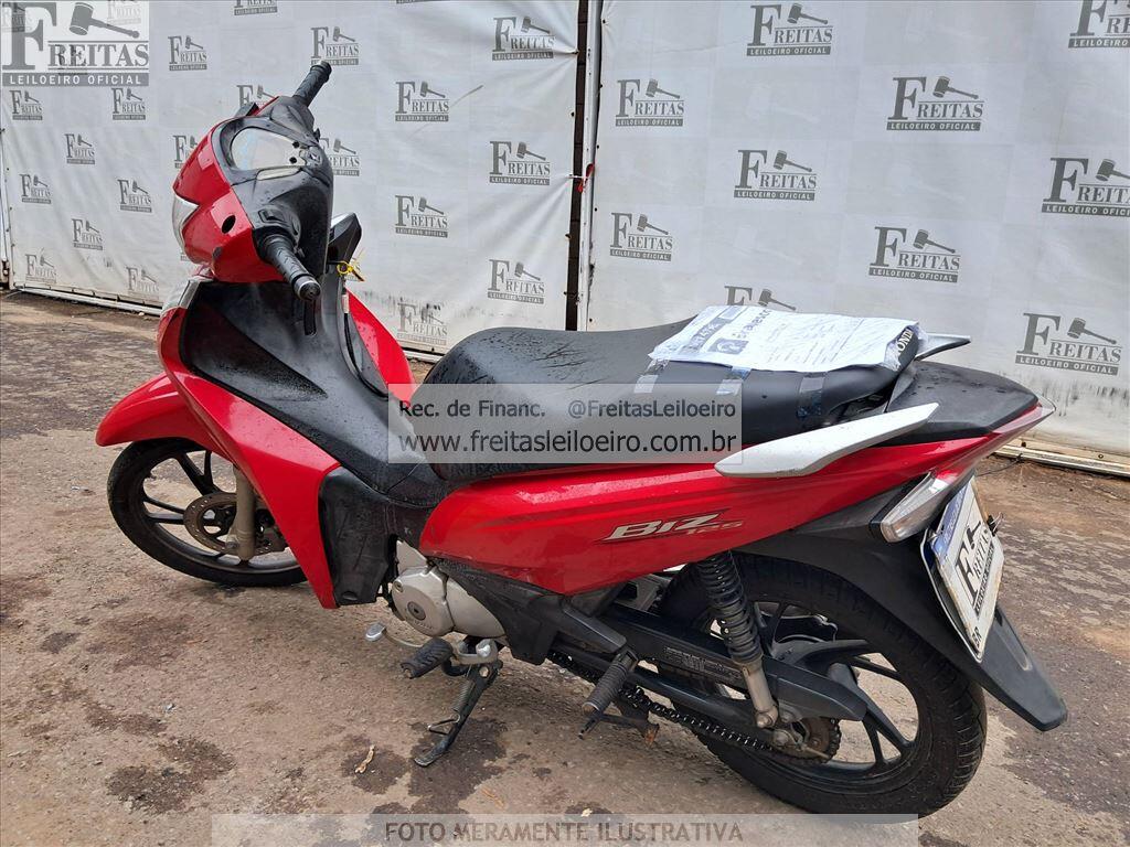 Foto 3: HONDA/BIZ 125, 22/22, PLACA: G__-___3, GASOL/ALC, VERMELHA
