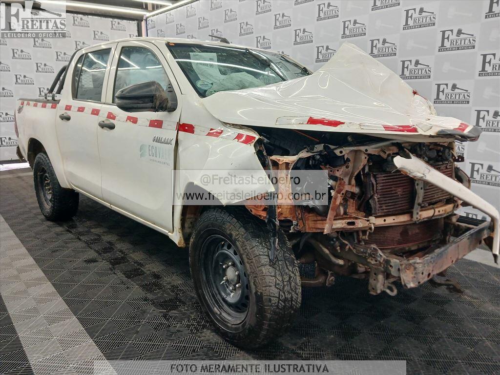 Foto 2: I/TOYOTA HILUX CDLOWM4FD, 19/20, PLACA: Q__-___1, DIESEL, BRANCA