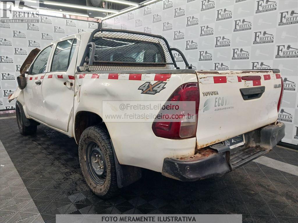 Foto 3: I/TOYOTA HILUX CDLOWM4FD, 19/20, PLACA: Q__-___1, DIESEL, BRANCA