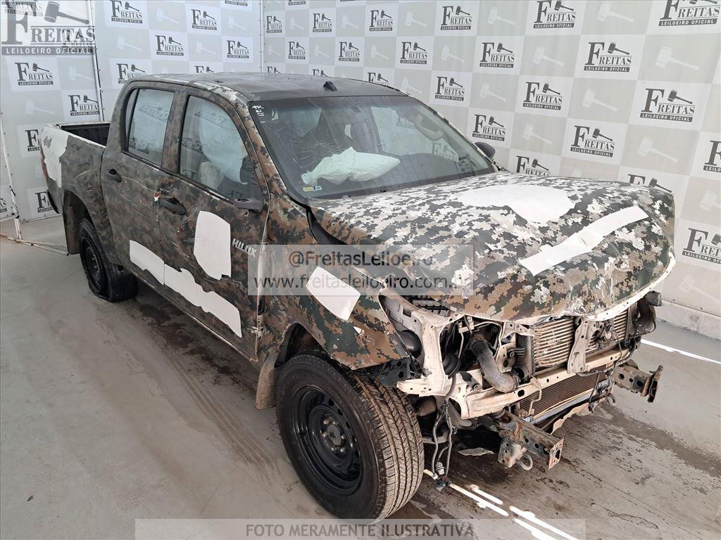 Foto 2: I/TOYOTA HILUX CDLOWM4FD, 23/23, PLACA: R__-___3, DIESEL, BRANCA