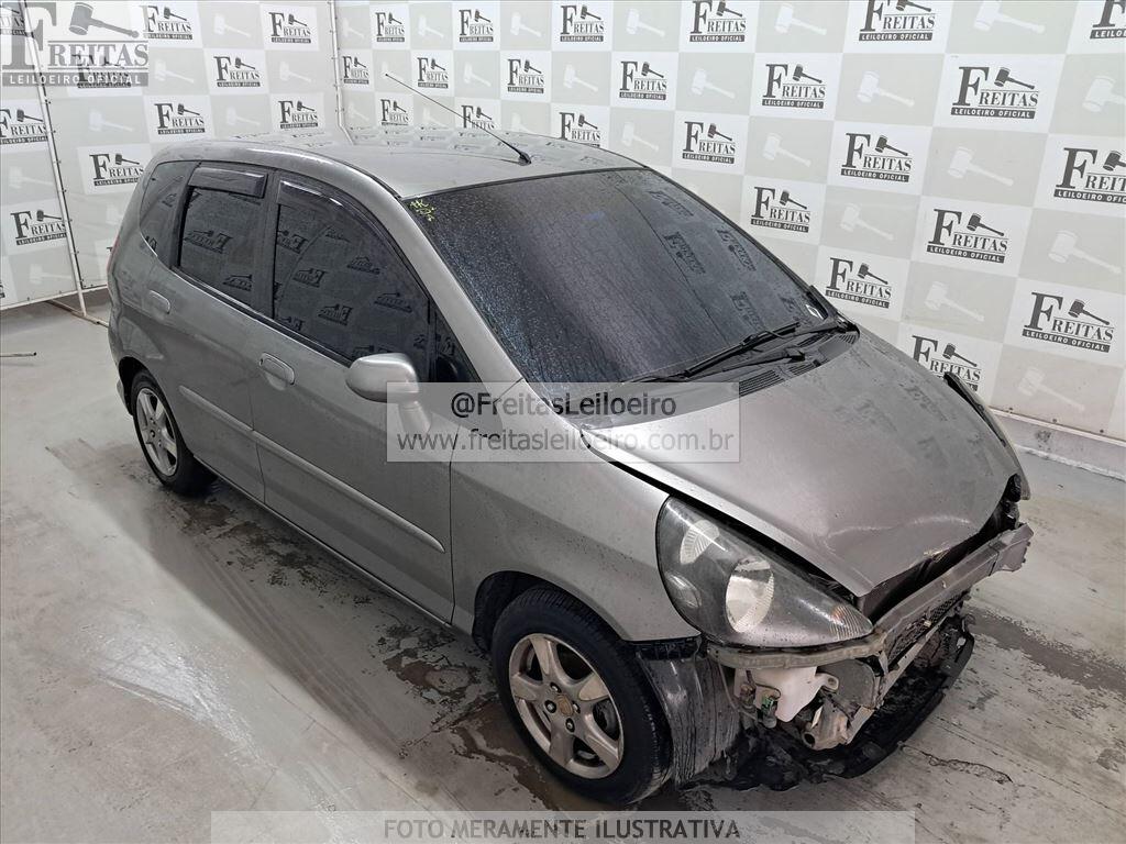 Foto 2: HONDA/FIT LX, 06/07, PLACA: L__-___6, GASOLINA, CINZA