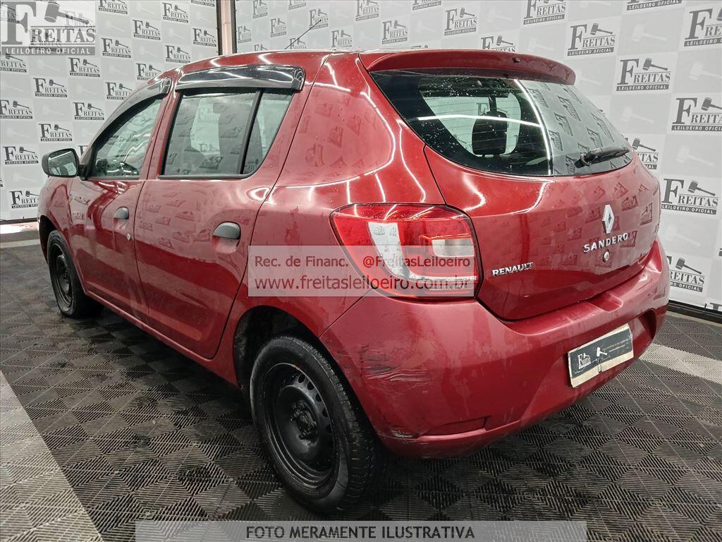 Foto 3: RENAULT/SANDERO AUTH 10, 17/18, PLACA: F__-___8, GASOL/ALC, VERMELHA