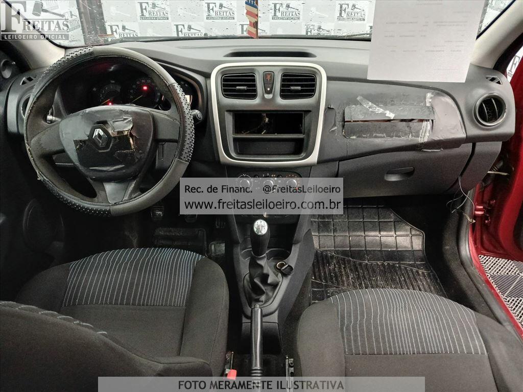 Foto 5: RENAULT/SANDERO AUTH 10, 17/18, PLACA: F__-___8, GASOL/ALC, VERMELHA