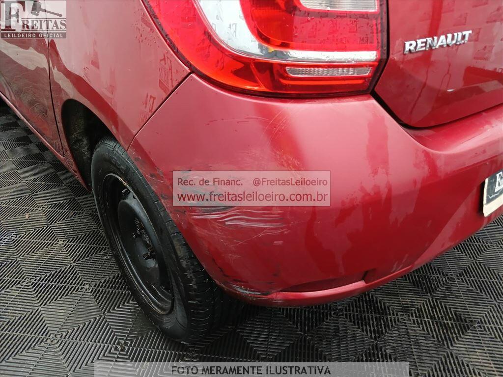 Foto 24 de 25: RENAULT/SANDERO AUTH 10, 17/18, PLACA: F__-___8, GASOL/ALC, VERMELHA