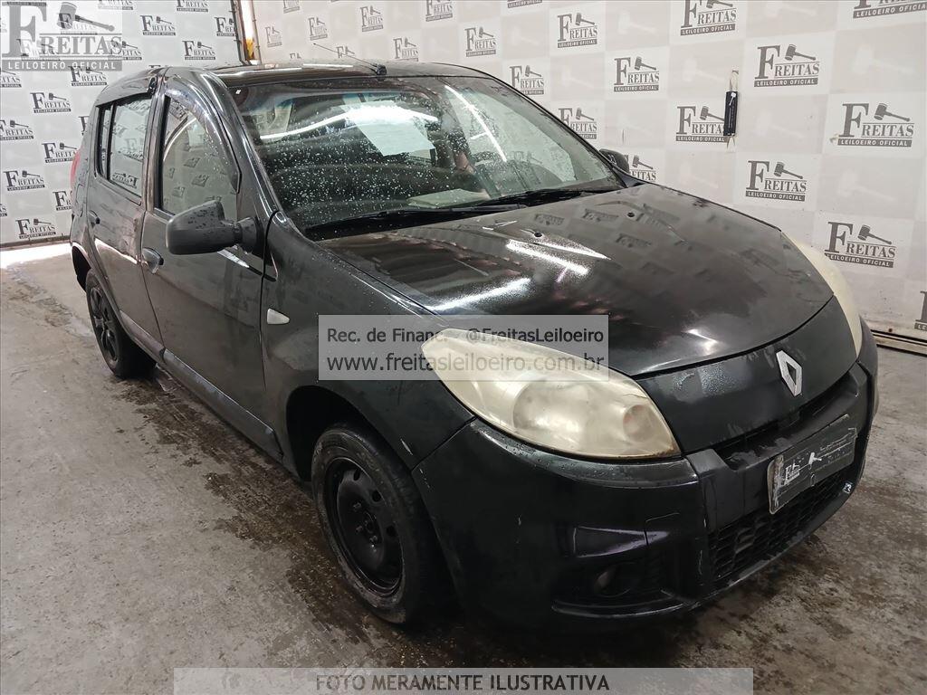 Foto 2: RENAULT/SANDERO EXP1016V, 12/13, PLACA: E__-___0, GASOL/ALC, PRETA