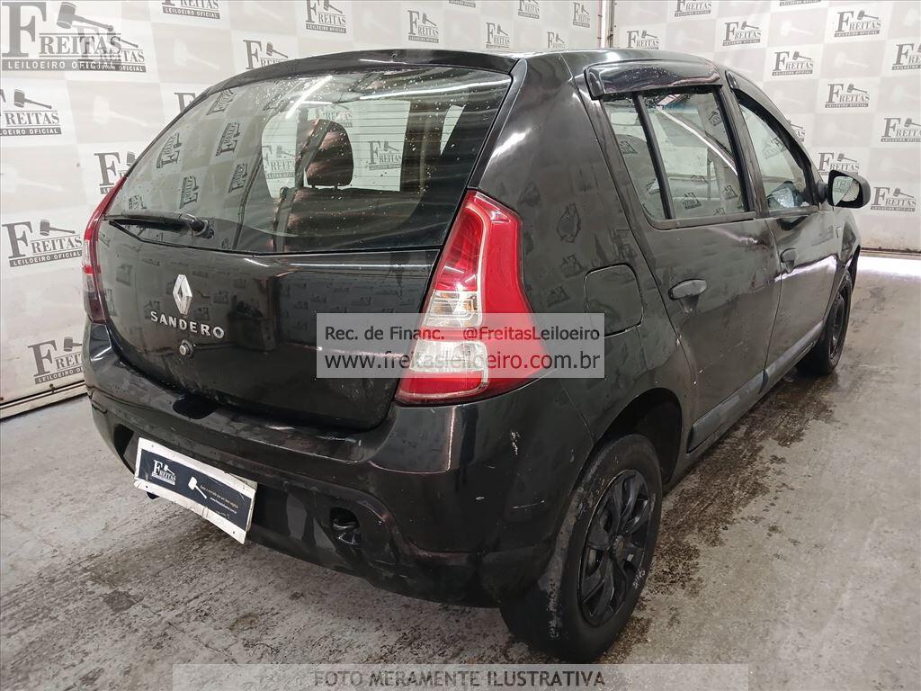 Foto 4: RENAULT/SANDERO EXP1016V, 12/13, PLACA: E__-___0, GASOL/ALC, PRETA